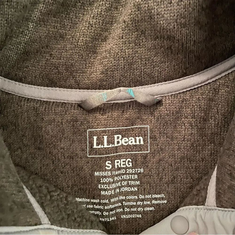 L.L Bean sweater fleece pullover - Picture 5 of 7